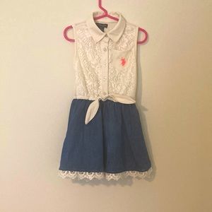 Polo Ralph Lauren girls collared dress